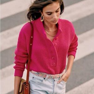 Sezane Pink Lucas Jumper